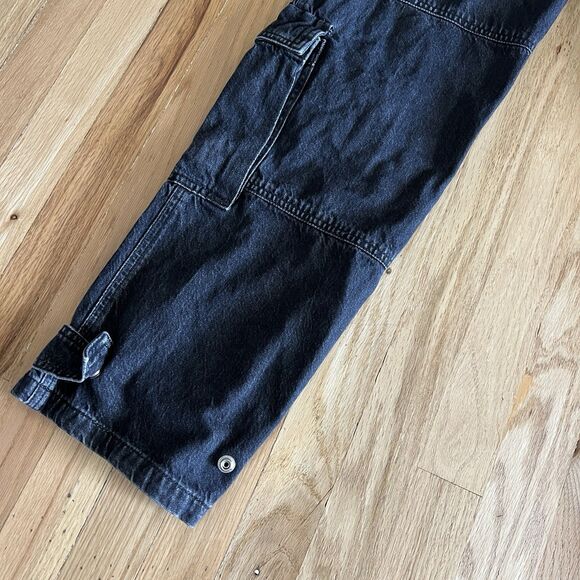 GRLFRND The Lex Cargo Jeans Size 24 black South point cotton low rise denim - Picture 14 of 14